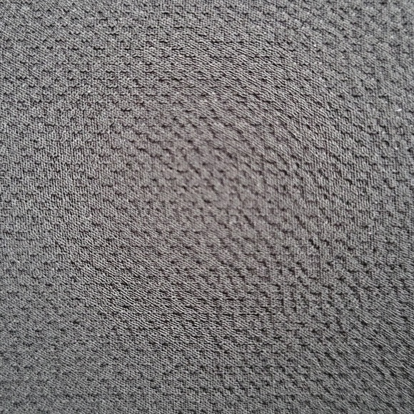 Karl Lagerfeld Black Blouse with White Crochet Accents Sz Large - Picture 6 of 7